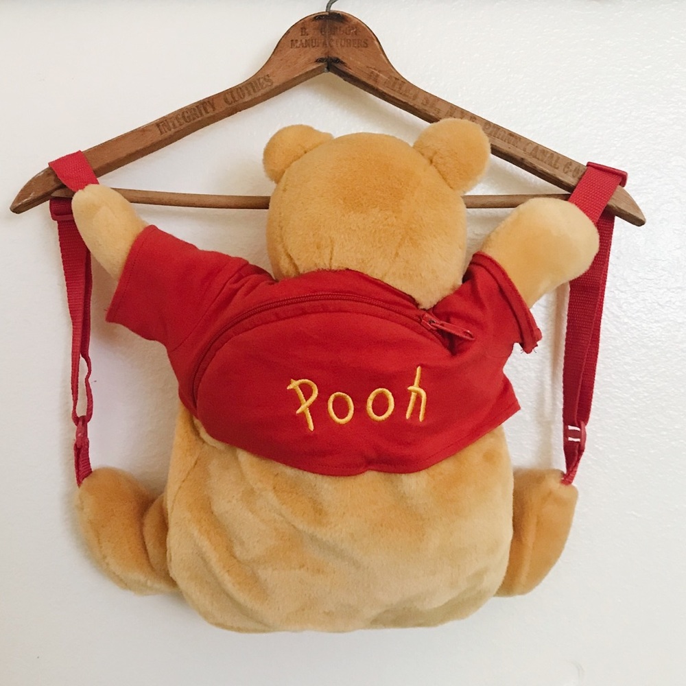 Vintage Winnie the Pooh Plush Backpack